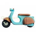 USB-Stick Vintage Stijl Scooter 16GB - Retro Ontwerp - Turquoise / Bruin