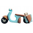 USB-Stick Vintage Stijl Scooter 8GB - Retro Ontwerp - Turquoise / Bruin